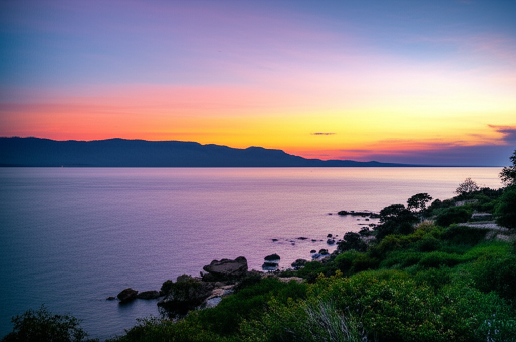 Travel Agency Malawi - Beautiful Lake Malawi sunset landscape